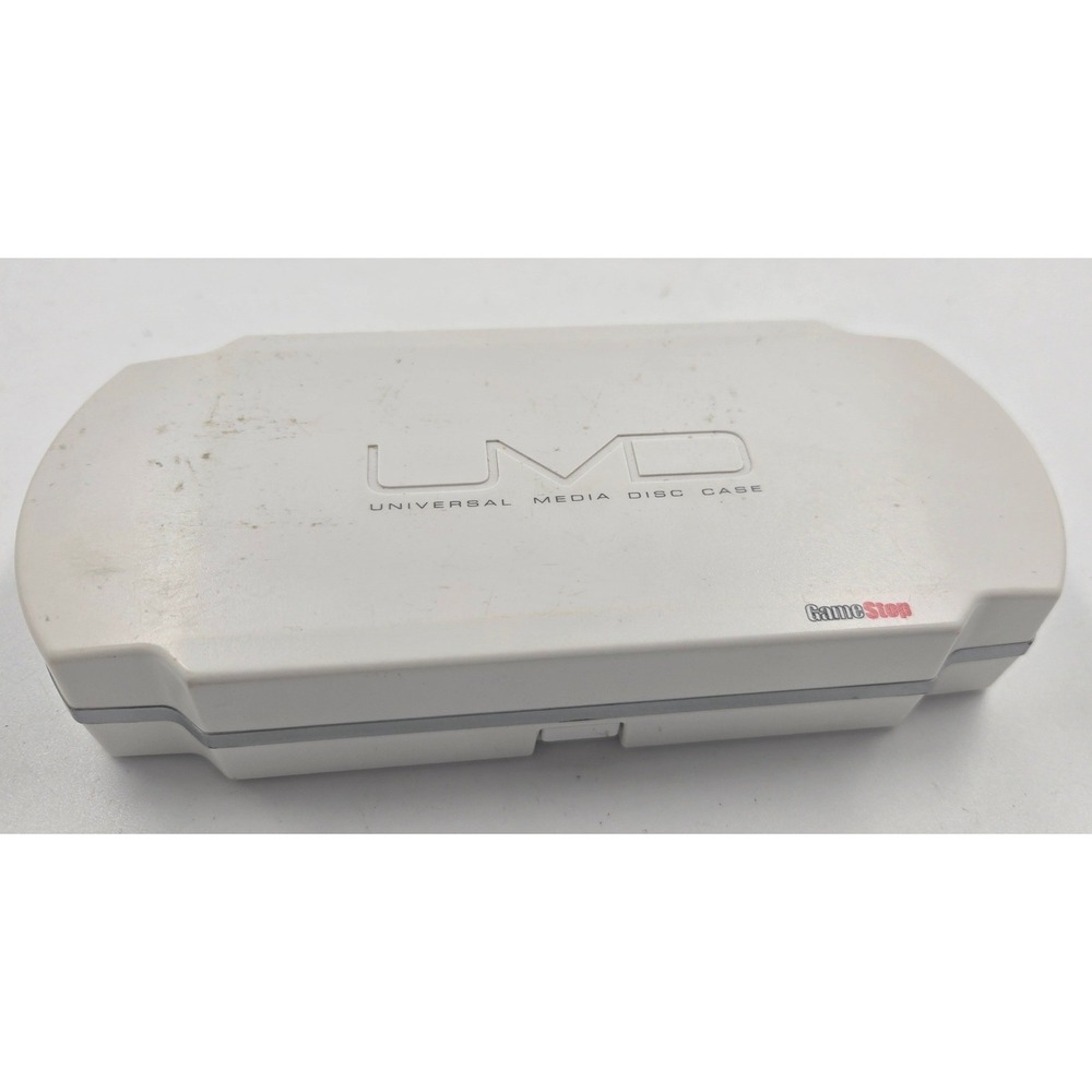 GameStop Sony PSP UMD Case White 8 Disc Storage Holder Universal Media Disc Case